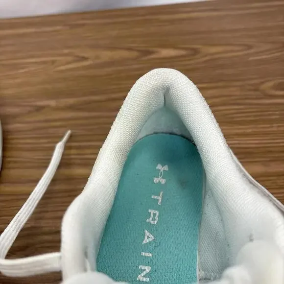 Under Armour Charged Aurora 2 White Radial Turquoise Women's Size 8 - Picture 10 of 13